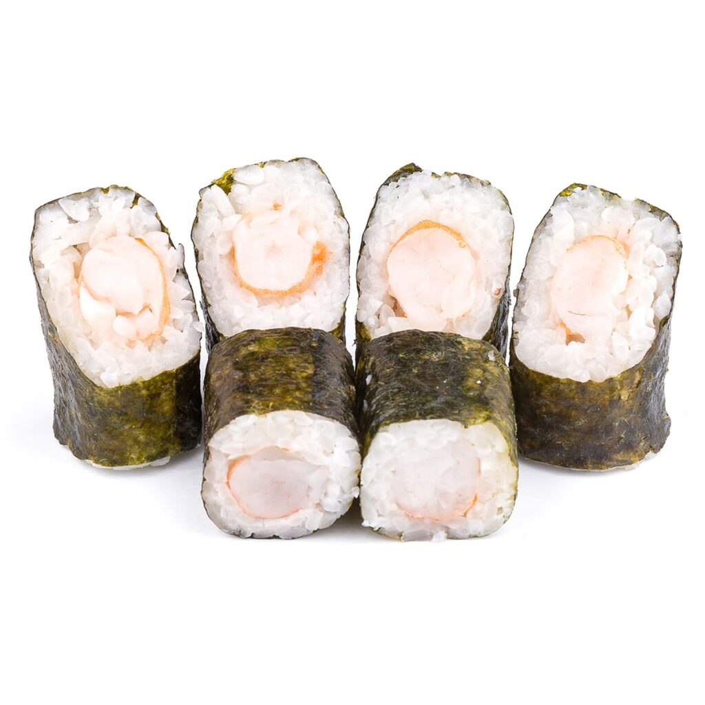 Маки з тигровою креветкою