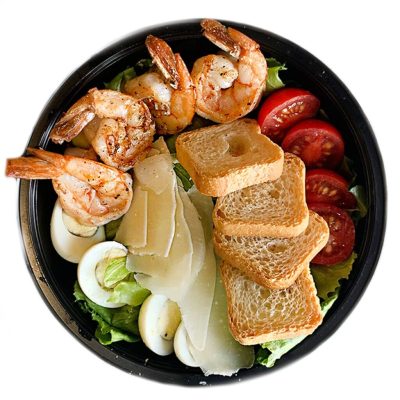 Салат "Цезар з тигровими креветками" [ 280 грам ]